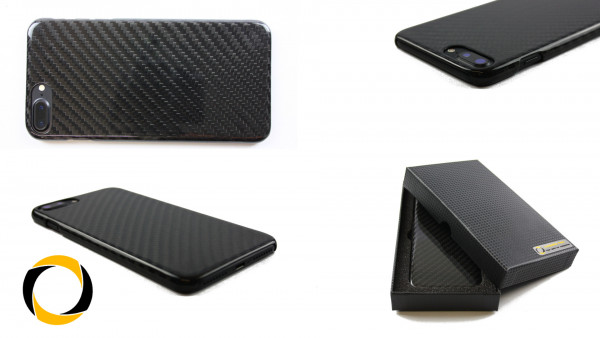 Echt Carbon Cover Apple iPhone 7 Plus Schutzhülle matt oder glänzend Hardcover