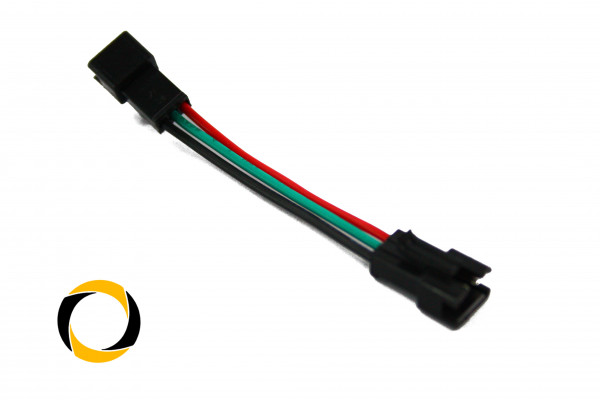 LED Adapterkabel Male/Male RGB 3-Pin