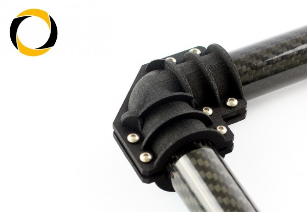 Carbon Rohr L-Verbinder Gimbal